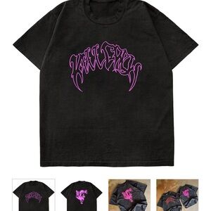 Kill Crew Black Tee with Vibrant Pink Design